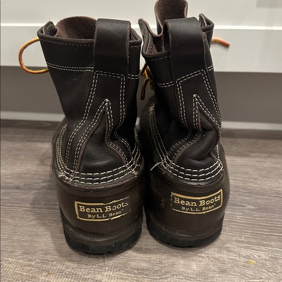 L.L. Bean Dark Brown Leather Rain Boots main image 5